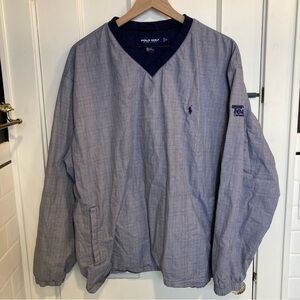 Ralph Lauren Blue Windbreaker Pullover Jacket